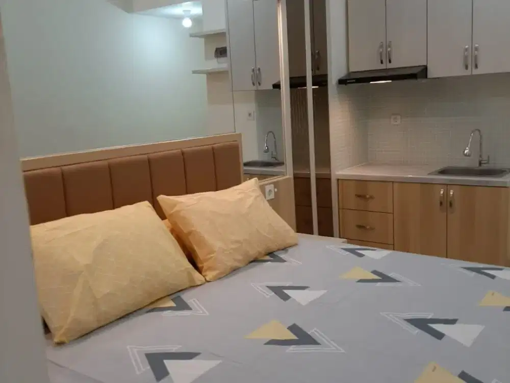 DISEWAKAN HARIAN/MINGGUAN APARTMENT BENSON TEMBUS PAKUWON MALL LANGSUNG STUDIO FULL FURNISH BAGUS