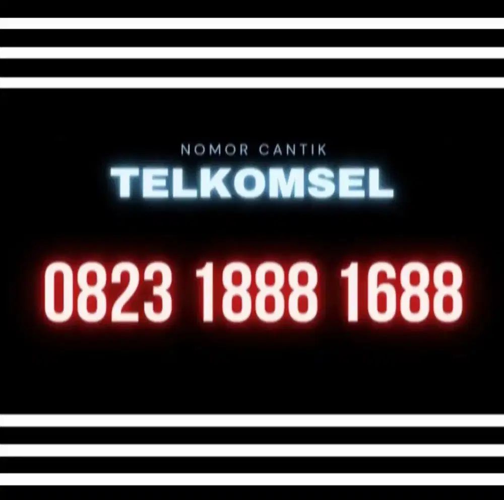 NOMOR CANTIK RAPI TELKOMSEL PRABAYAR ANGKA HOKI 1688