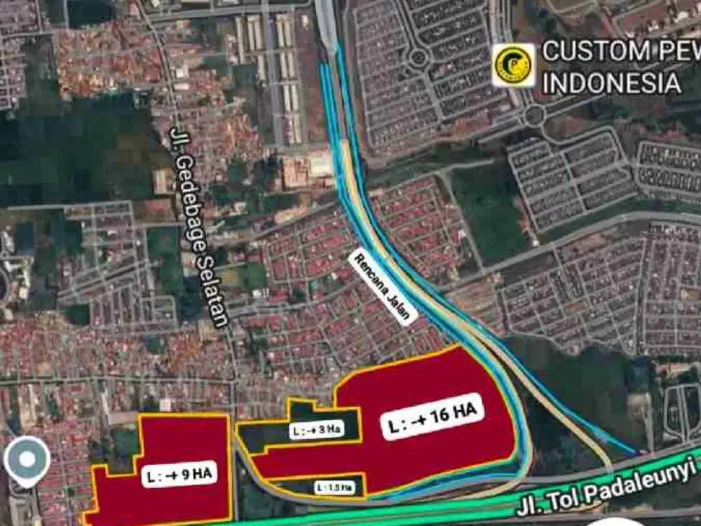 Jual Tanah samping Jalan Tol Padaleunyi