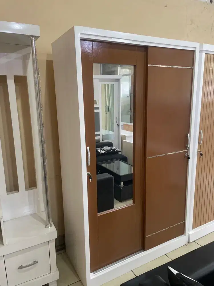 Promo lemari sliding jumbo full teakblok