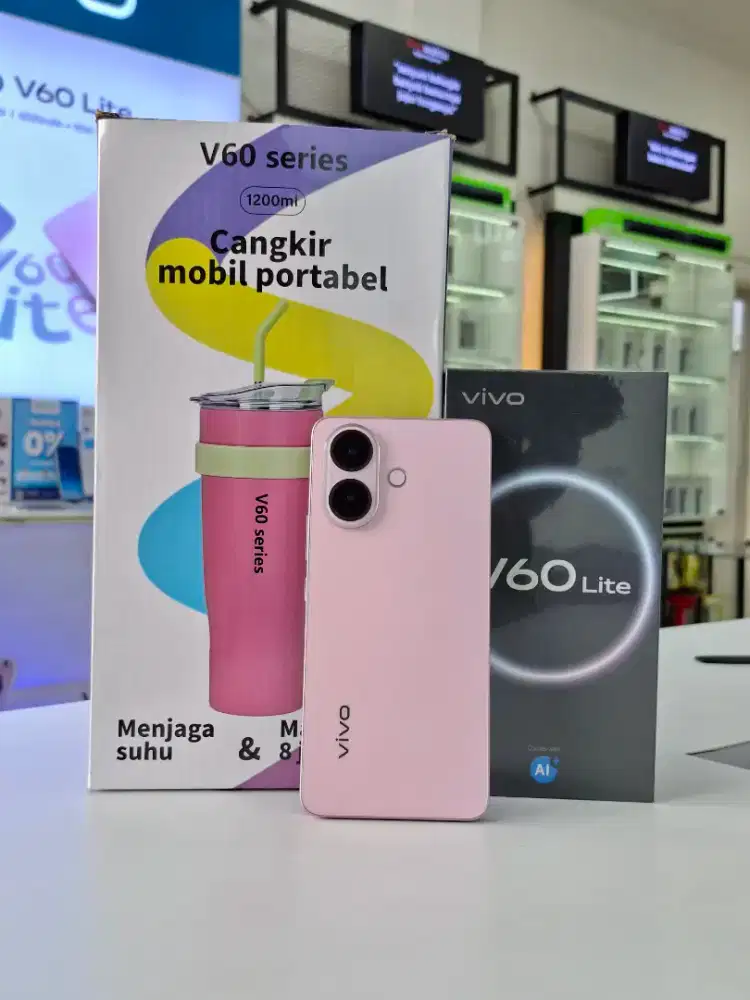 Vivo v60lite bonus Tumbler stok terbatas