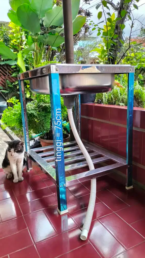 bak cuci piring portable stainless (Bandung)