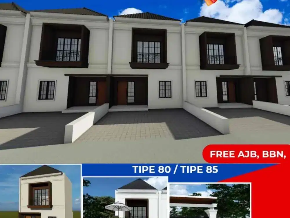 Promo rumah Murah 2 lantai daerah Medan denai