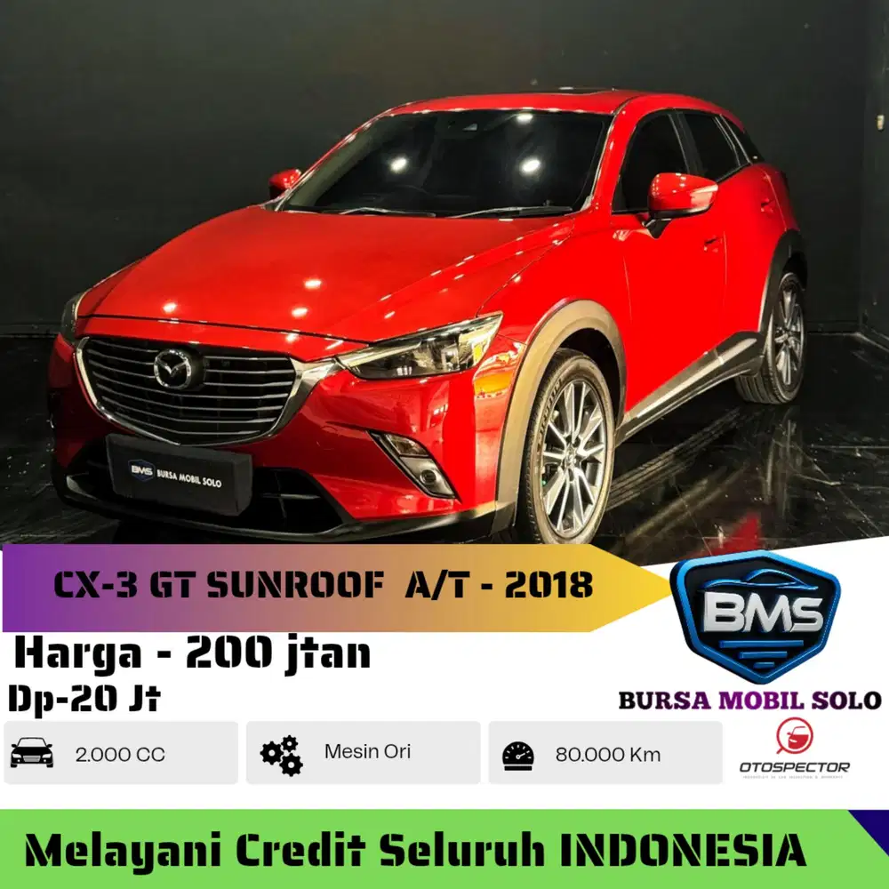 ( DP 20jt ) Mazda Cx-3 GT 2018 A/T
