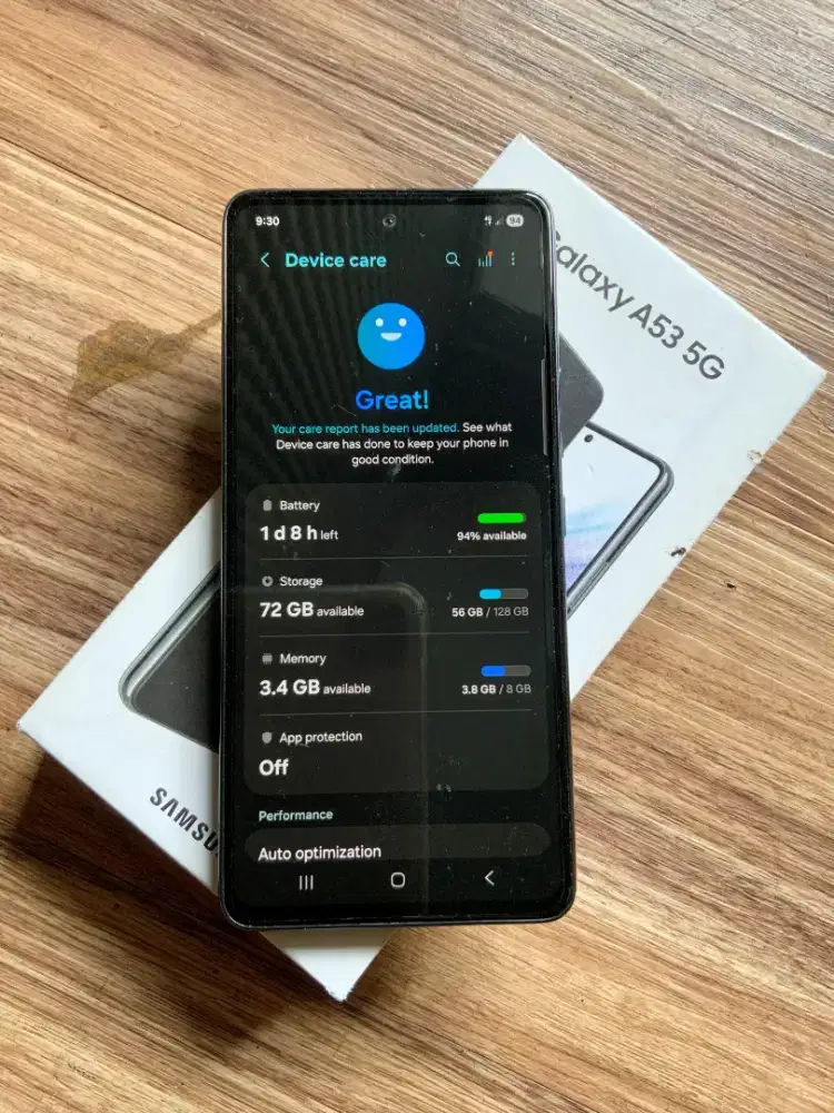 Samsung A53 5G black 8/128 komplit murah