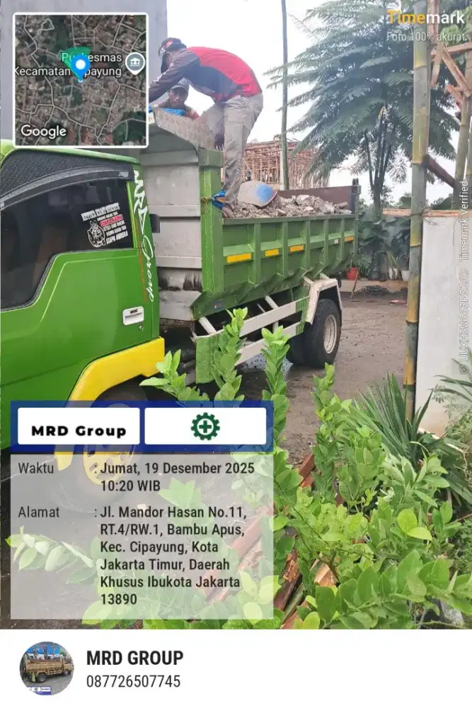 Jasa buang sampah,puing,tanah,galian kolam dan cut and fill