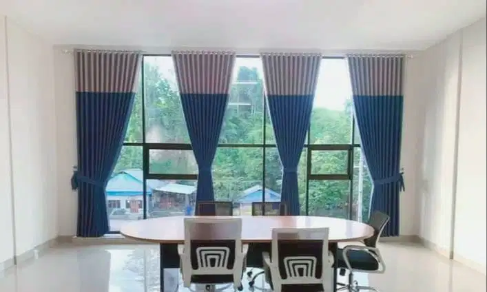 Menjual Gorden Blackout Pasang Skat Klinik Hordeng Gordyn Vitrase