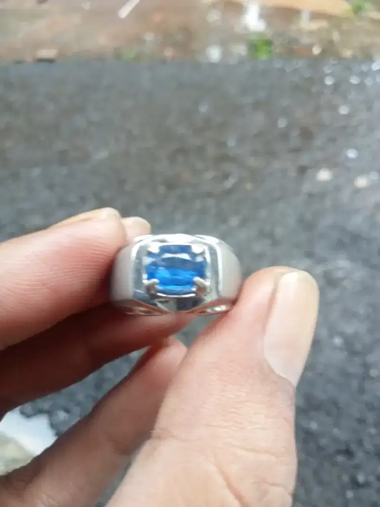 cincin blue kyanite