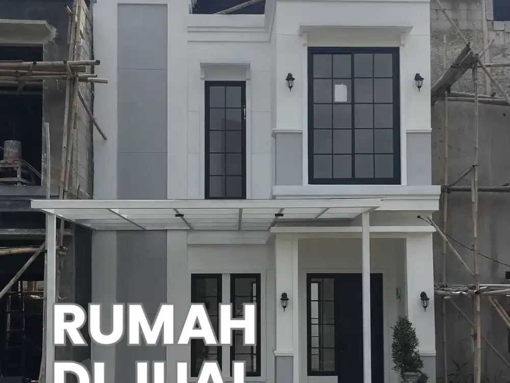 Rumah MEWAH Nempel Jaksel Dan bintaro Caraka Townhouse Selangkah ke Tol,halte busway Dan stasiun