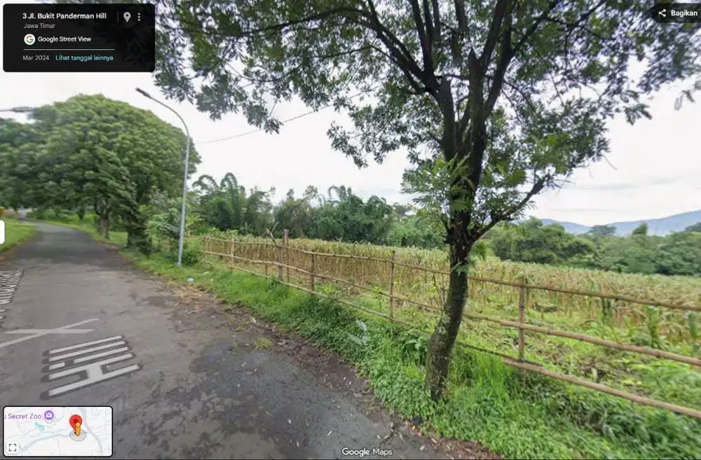 Dijual Tanah Komersial Strategisdi Panderman Hill Batu