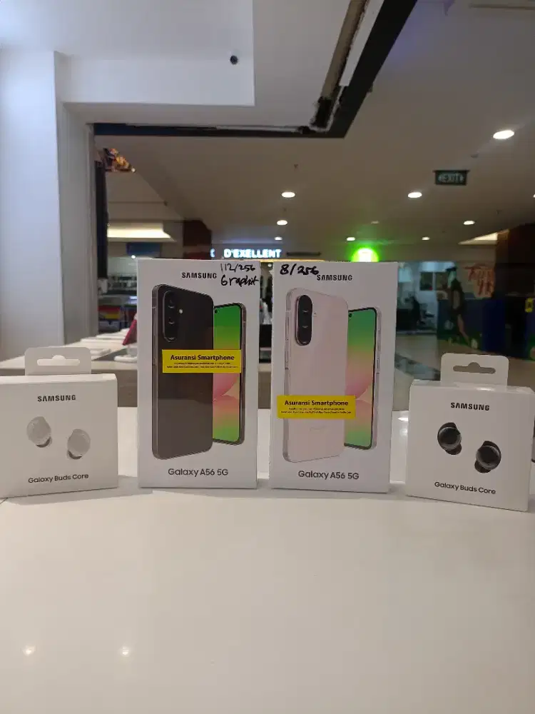 Promo terbatas samsung A56 free galaxy buds core & adapter