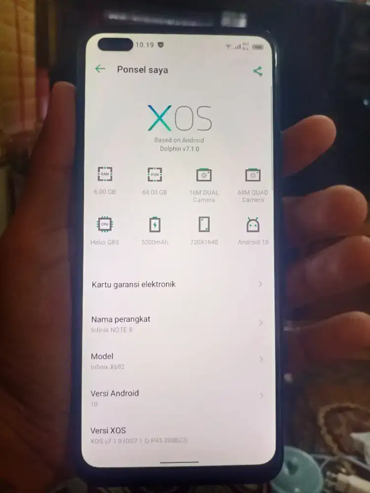 Infinix Note 8 6/64GB Ori