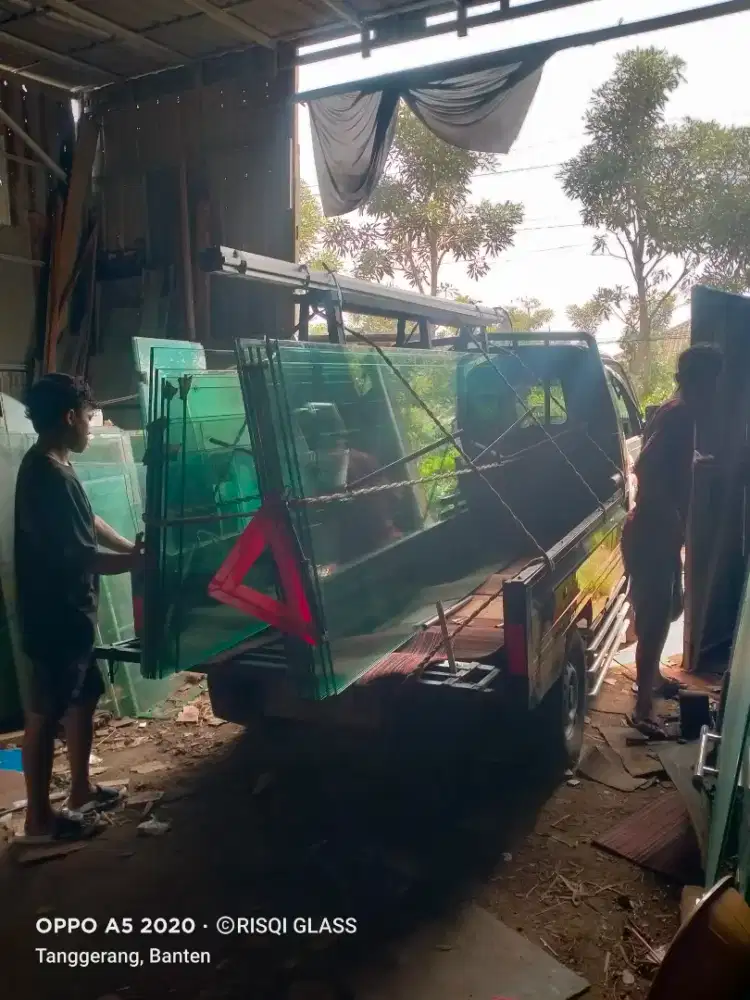 Kaca tempered bekas/second berkualitas