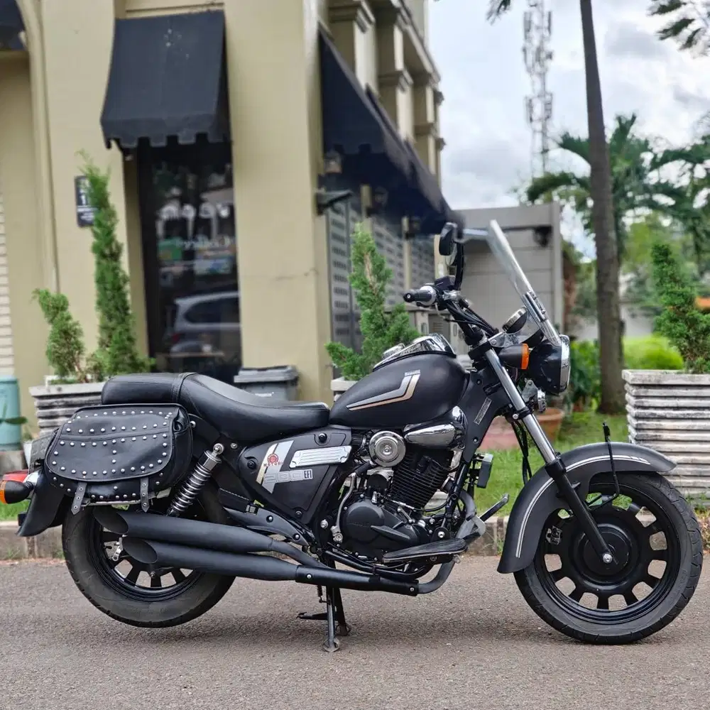 BENELLI MOTOBI 200 EFI 2022 HITAM KM LOW PAJAK PANJANG FULL MULUS