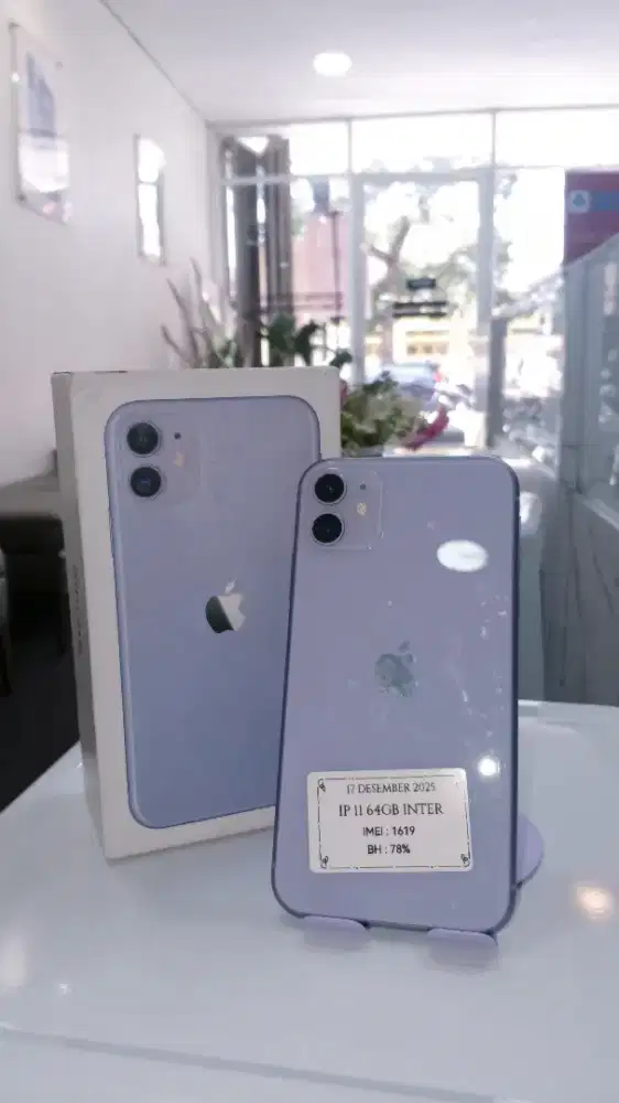 DIJUAL HANDPHONE IPHONE 11 64GB KREDIT & TUKER TAMBAH