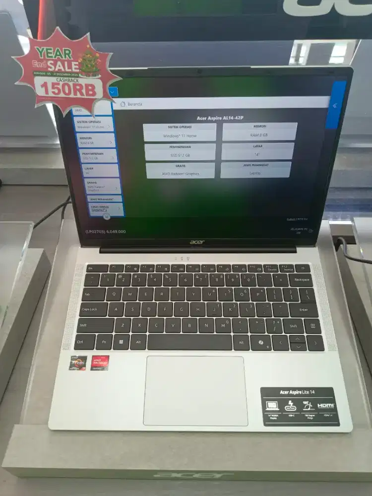 Kredit laptop Acer ASPIRE AL14-42P