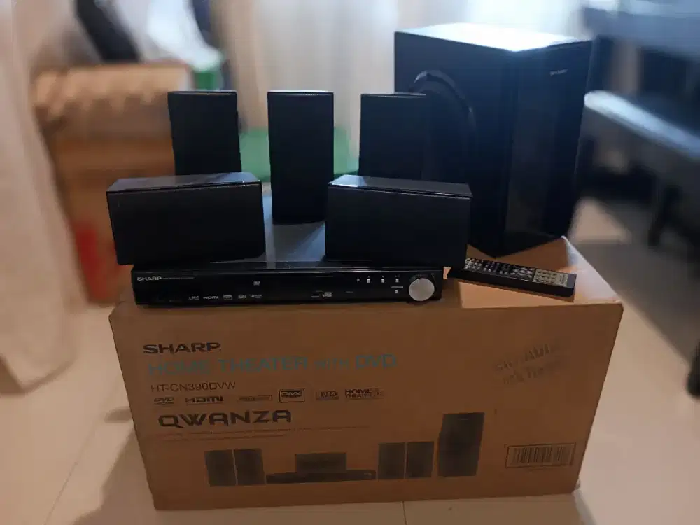 home theater Sharp Qwanza complete set
