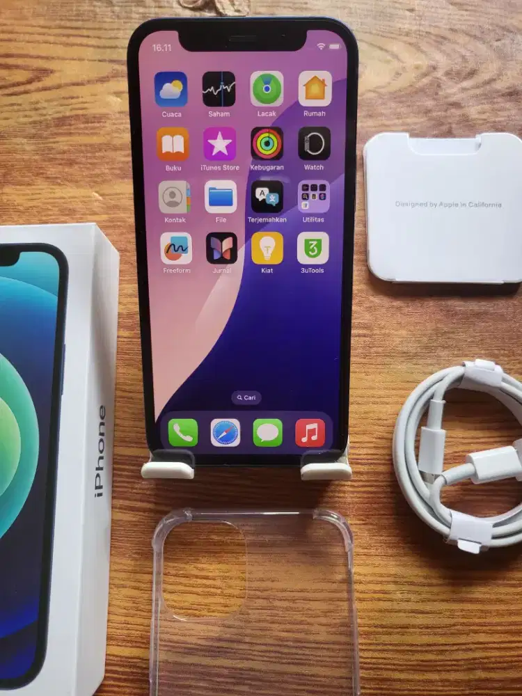 Iphone 12 mini 64gb blue inter all operator fulset no minus