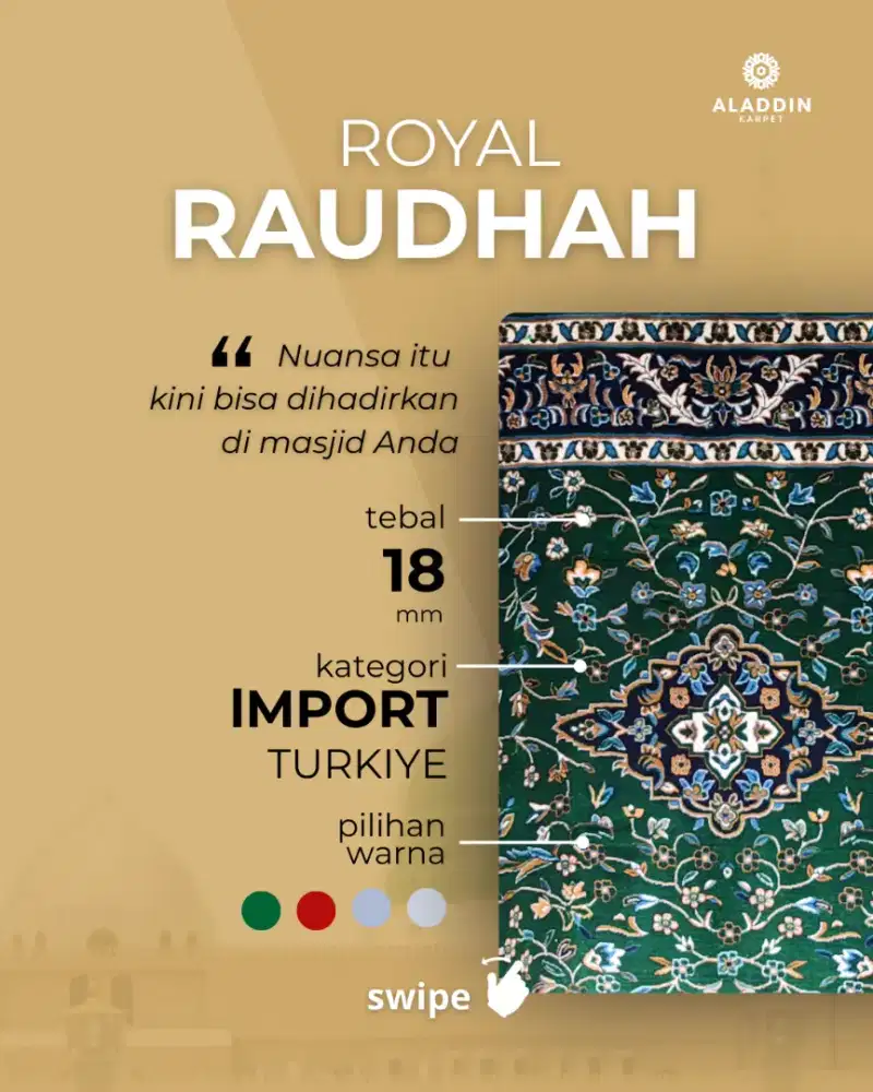 Promo Karpet Masjid Murah Solo – Jual Meteran