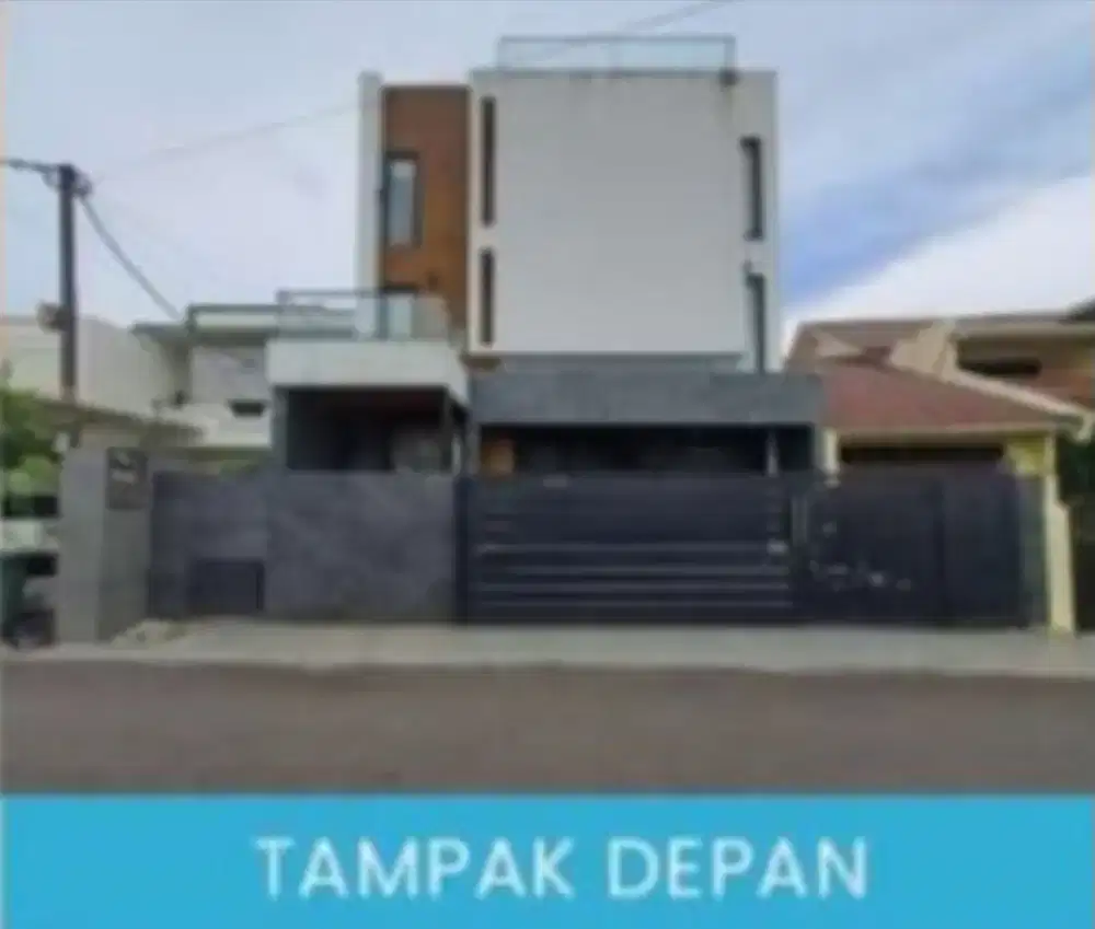 Rumah 4 Lantai Bambu Kuning Pondok Betung