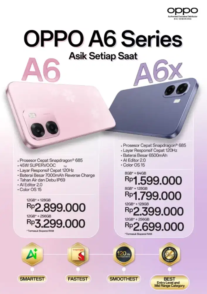 Terbaru Oppo A6x series