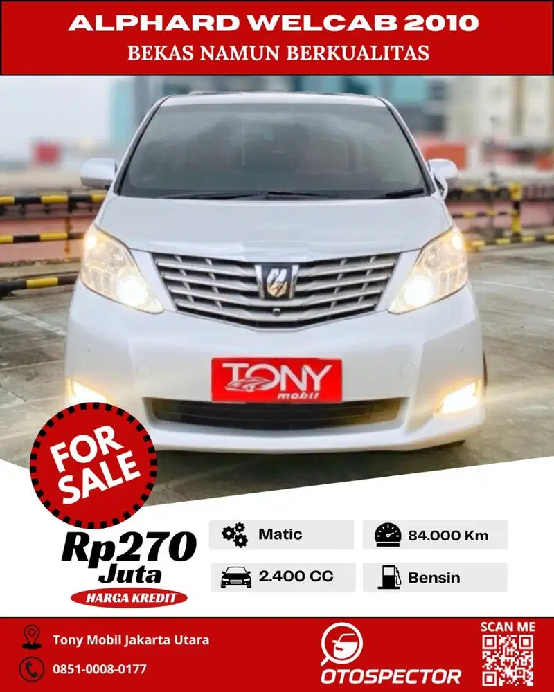 Toyota Alphard G Welcab 2010 Silver