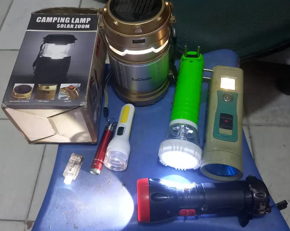 1Emergency Lamp Led ,6bh Lampu Senter LED,Terang,murah,semua 50rb,NET