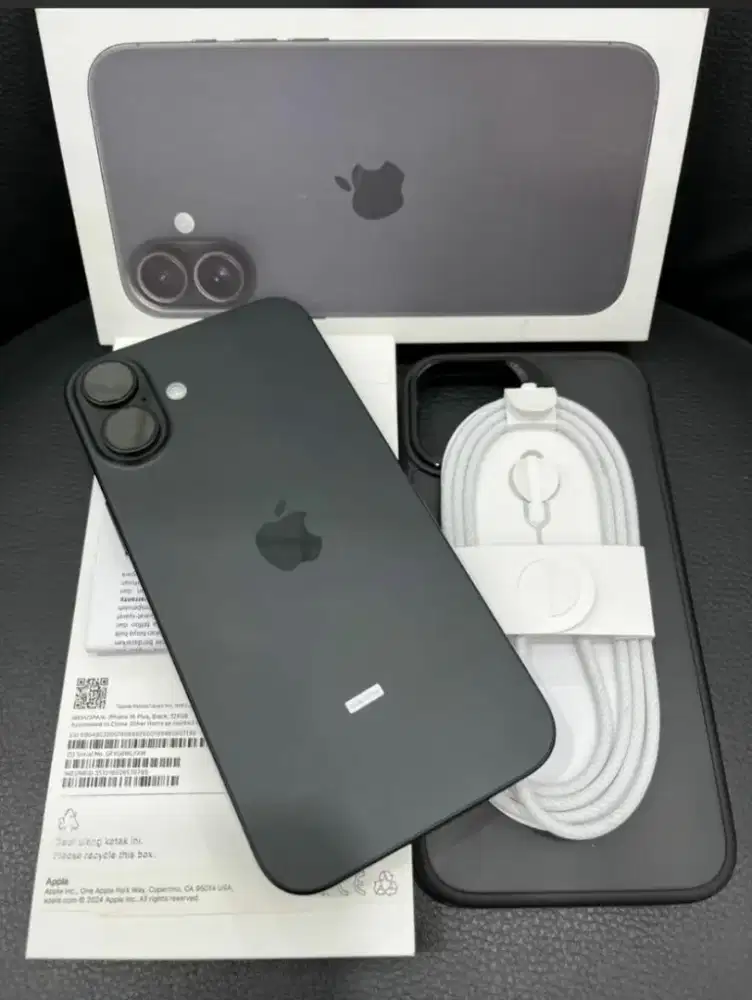 Iphone 16 plus black 128gb