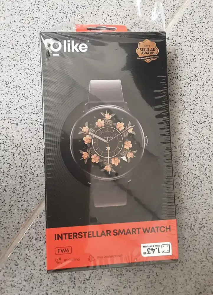 SMARTWACH ANDROID OLIKE FW 6 BLACK BLUETOOTH CALL (NEW ORIGINAL)