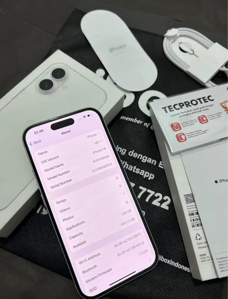 iphone 16 ibox bh 100%