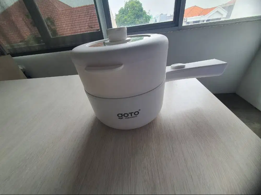 Goto Ceramico Panci Listrik Fry Pan Electric Cooker Keramik Serbaguna