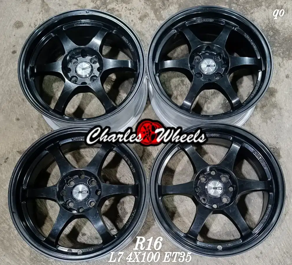 Jual velg sekentype c r16 4x100 4x114,3 datsun city jazz yaris dll