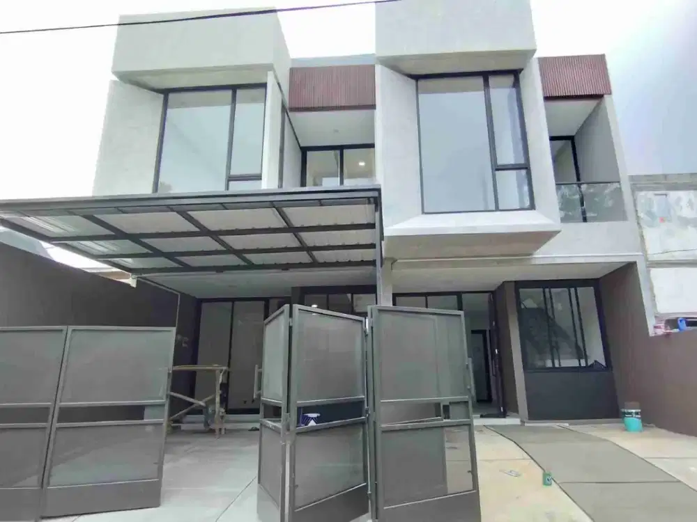 RUMAH BARU 2 LANTAI SEMI FURNISHED NANGKA RESIDENCE MINIMALIS TROPICAL CONCEPT CENGKARENG JAKARTA BARAT