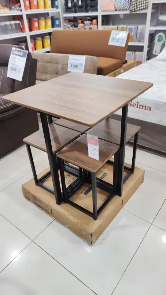 Promo Murah Set Meja Makan 4 Kursi