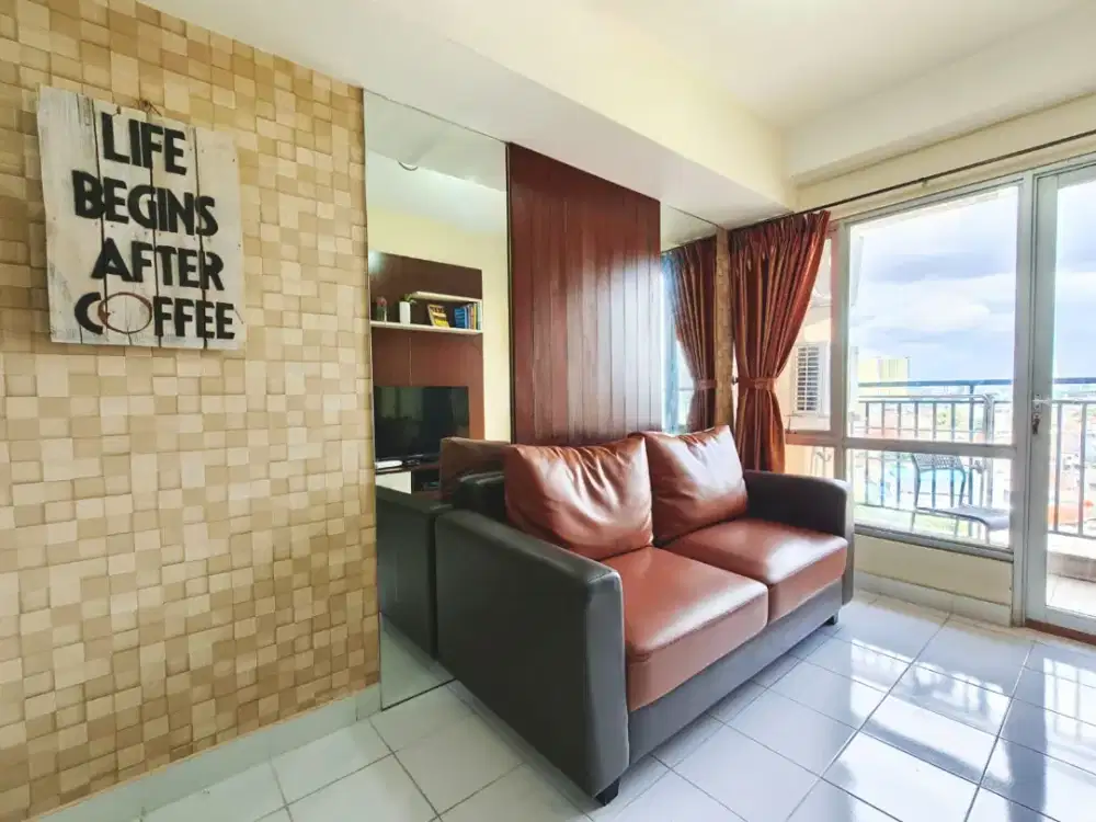 Disewakan Harian/ Tahunan Apartemen The 18th Residence 1BR Furnished