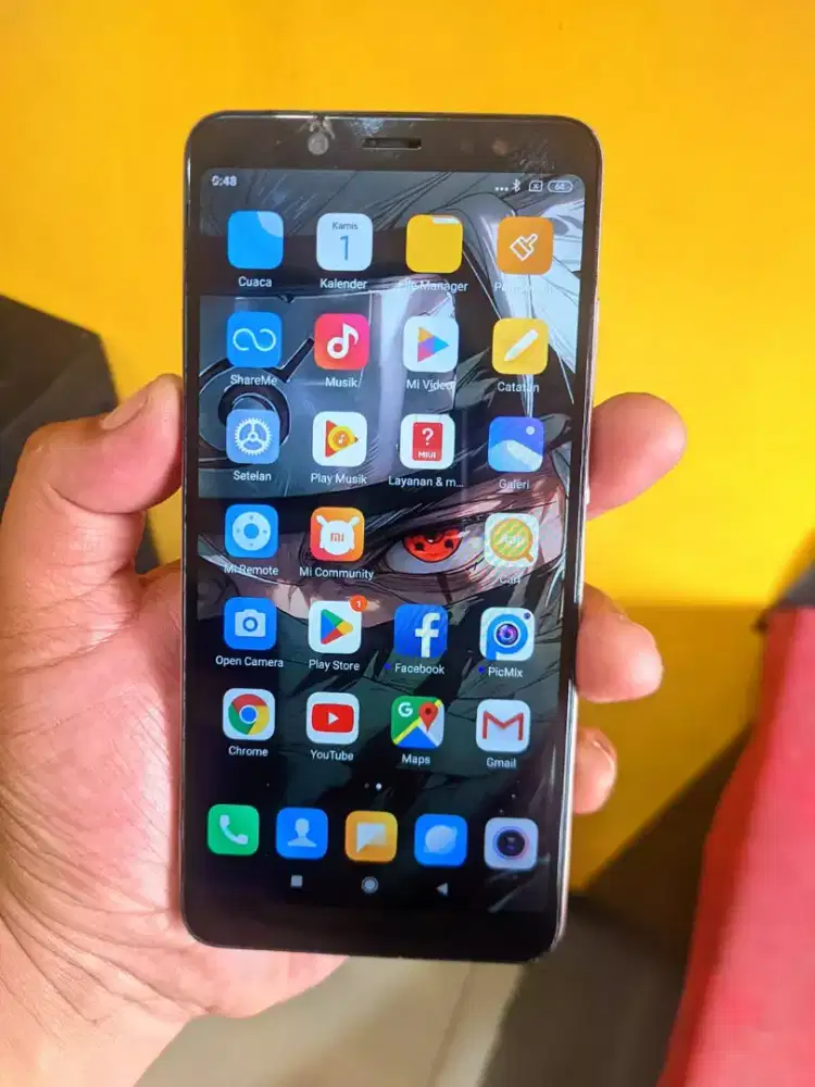 Redmi Note 5 pro 3/32GB retak dikit