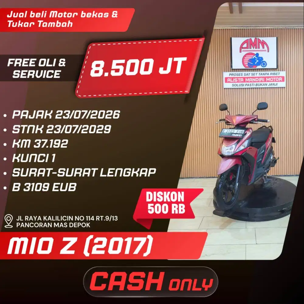 MAU PUNYA MOTOR IMPIAN?   Cukup DP 500 RIBU aja!     Cicilan ringan,