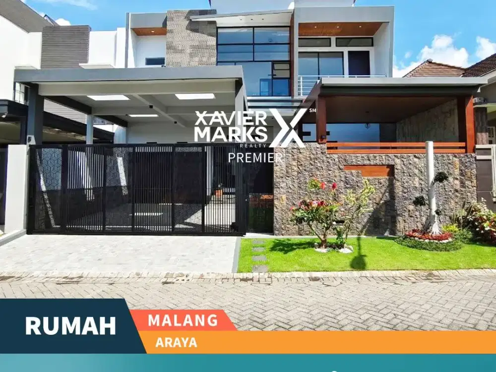 Dijual Rumah Gress Mewah di Kawasan Elite Araya Malang