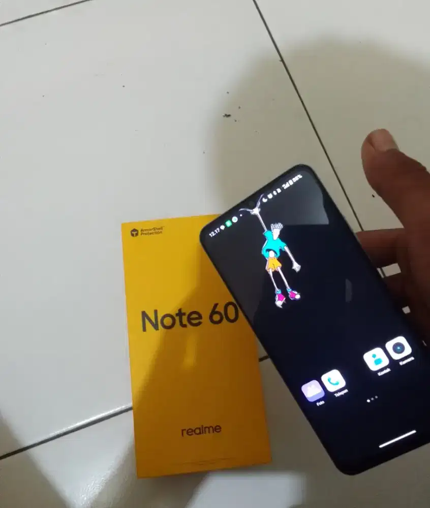 Realme Note 60 6/128GB biru Mulus 95%