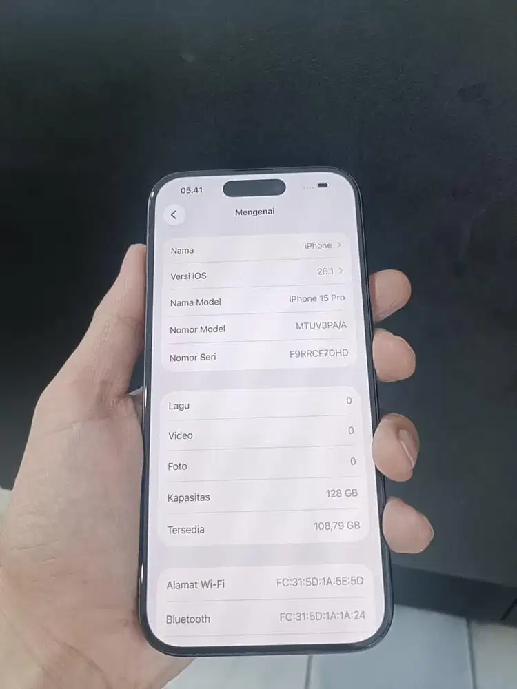 Iphone 15 pro 128 ibox bh 87 mulus nominus