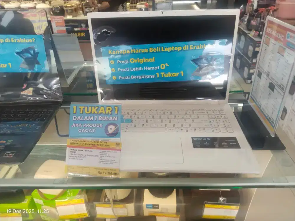 Baru Laptop Acer NL 16-71G-506C. Cicilan tanpa DP, Syarat KTP saja