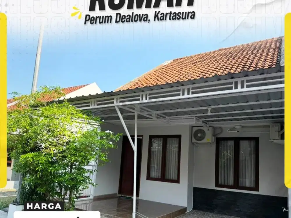 Rumah Furnished Siap Huni Cluster Elite Di Kartasura Dekat Kampus UMS
