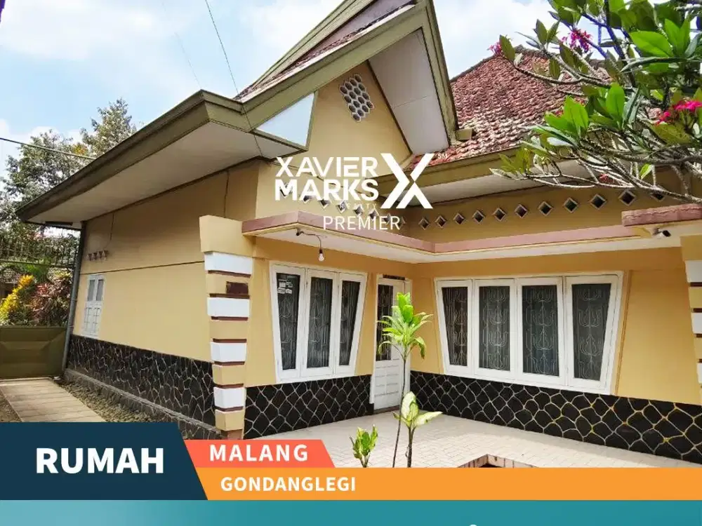 DIJUAL CEPAT RUMAH KLASIK KOLONIAL DI POROS GONDANGLEGI MALANG