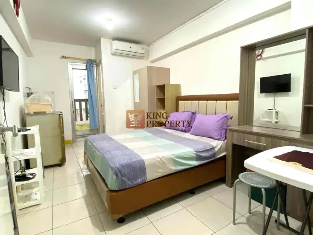 Cozy Living! Studio 21M2 Furnished View Pool, Tinggal Masuk Green Bay Pluit Greenbay Tower Depan