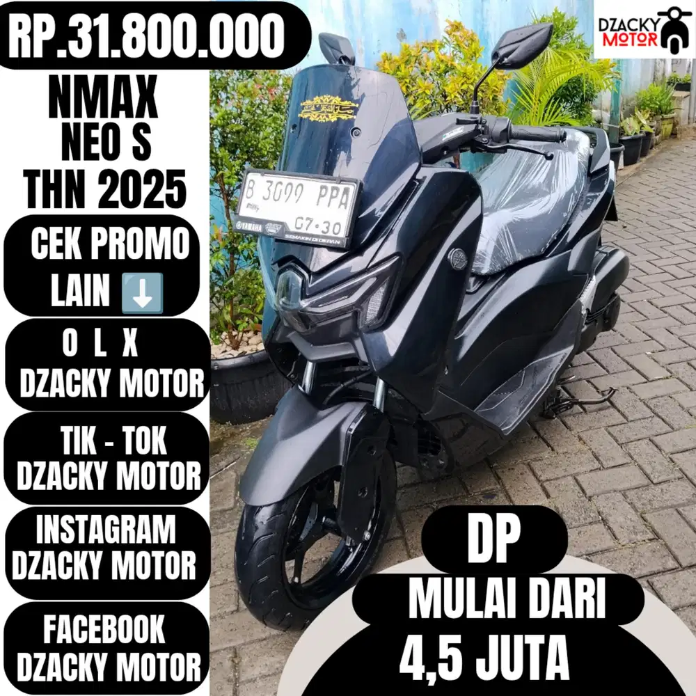 NMAX NEO S THN 2025 SECOND LIKE NEW