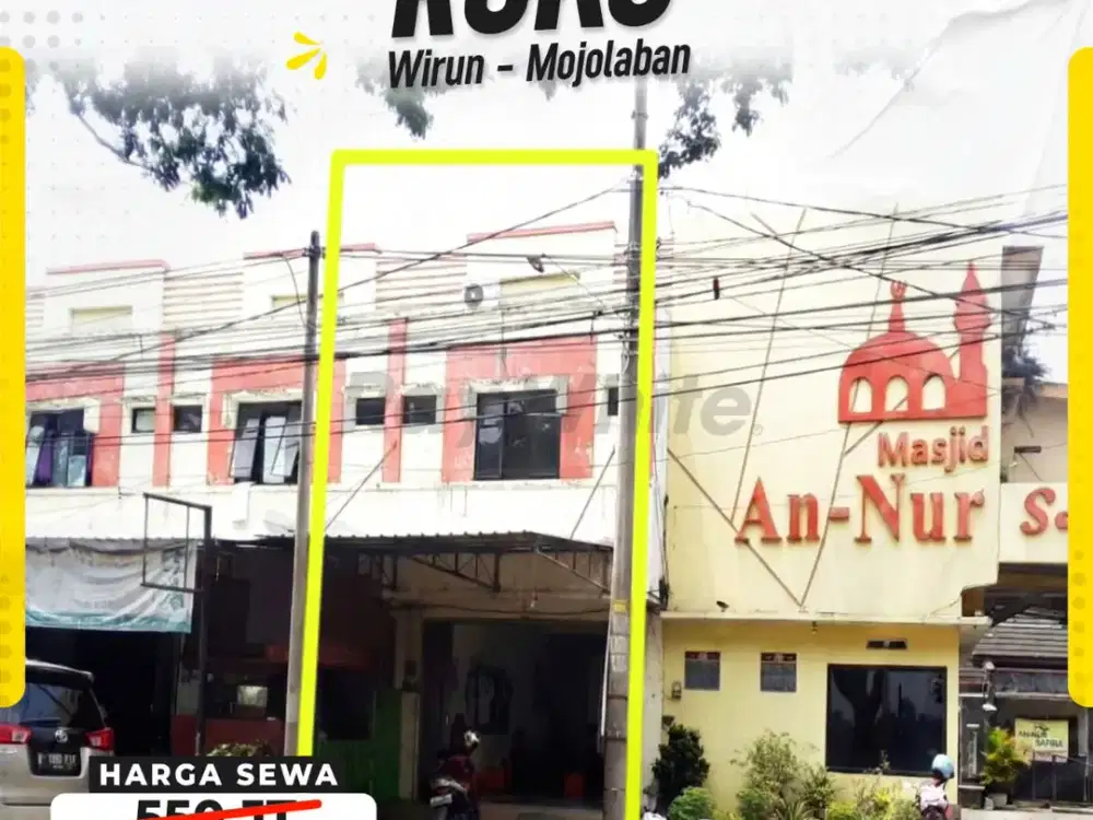 Ruko Murah Turun Harga Drastis di Wirun Mojolaban Samping Masjid