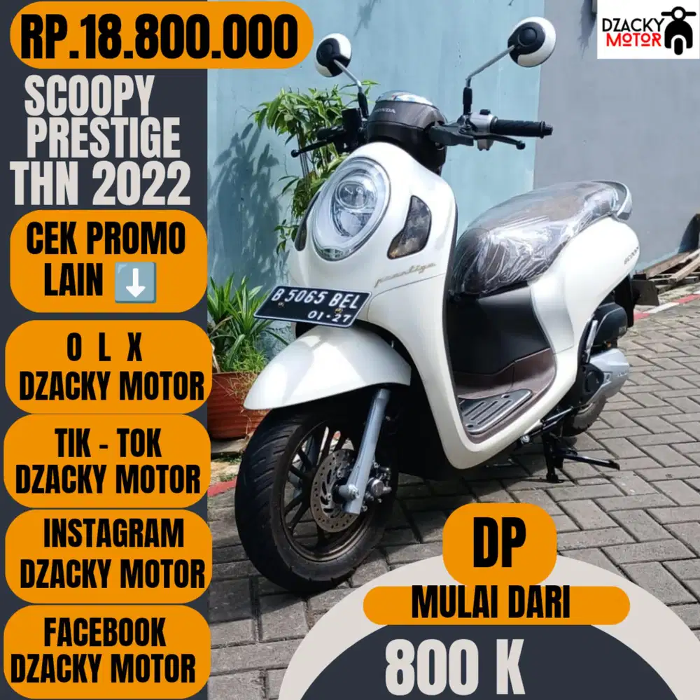 SCOOPY PRESTIGE 2022 SECOND LIKE NEW