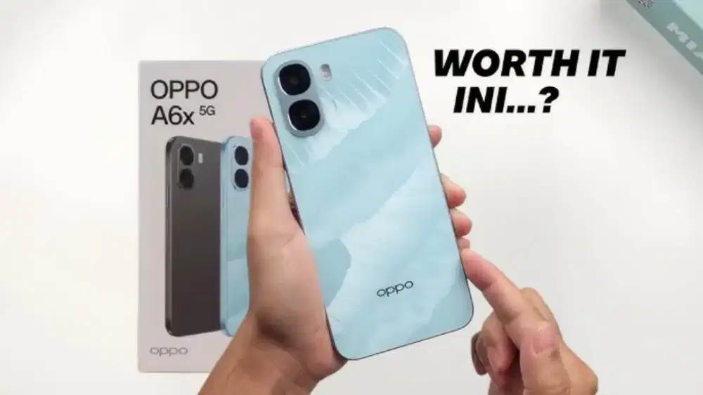 handphone Oppo A6x baru