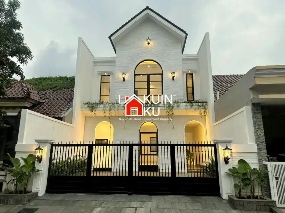 Dijual Rumah Baru Colonial Modern Style Dekat Raya Merr,Rungkut