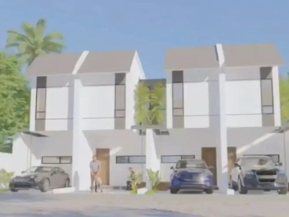 Rumah 2 Lantai Baru Minimalis SHM di Rungkut Harapan